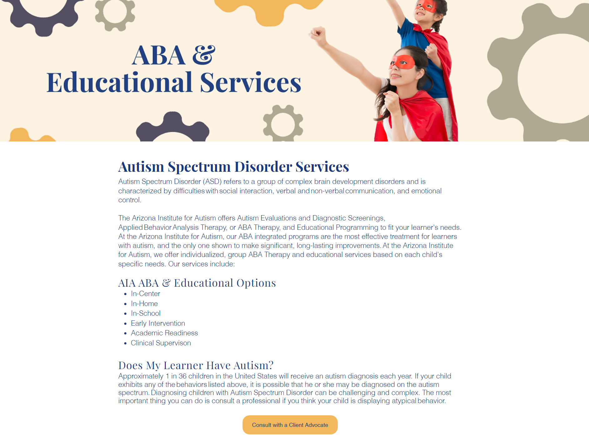 Arizona Institute For Autism